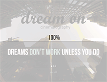 Tablet Screenshot of dreamoncinema.com